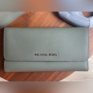 Michael Kors Army Green Wallet
